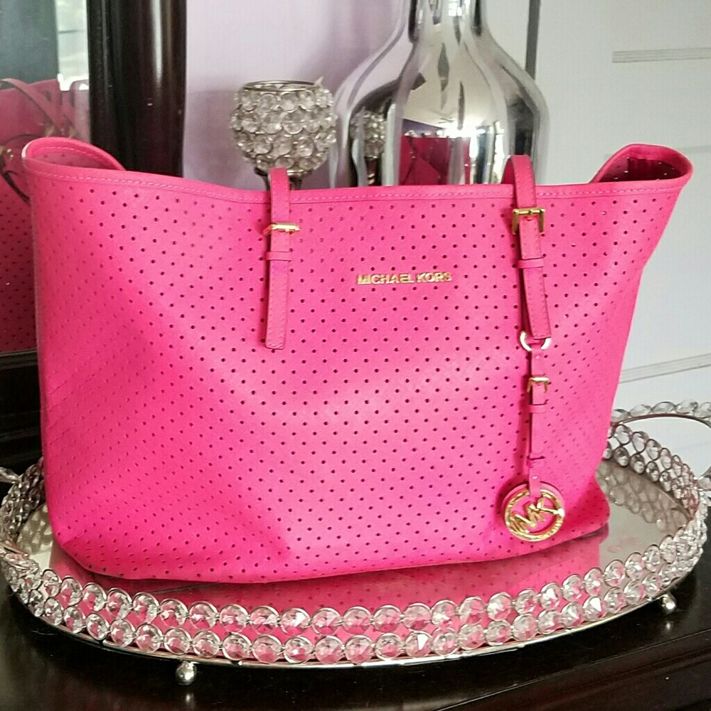 Neon Pink Tote